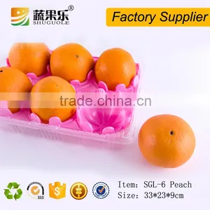 New Design Disposable Fruit Shaped Plastic Peach Packing Container thumbnail-5