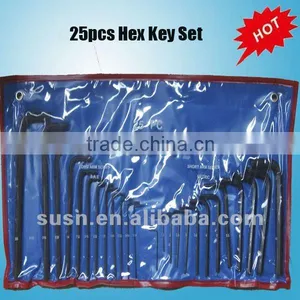 25 PCS Hang Bag Packing Black Hex Key Set thumbnail-1