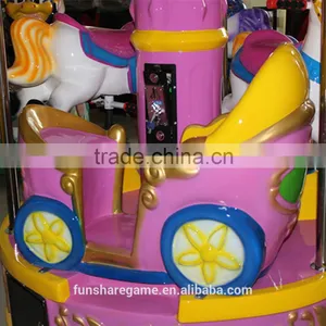2015 New Products Children Games Cheap Kids Mini Carousel Musical Electric Carousel For Sale thumbnail-4