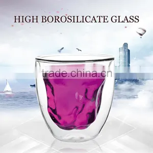 China Supplier Hot Sell Borosil Double Wall Cold Magic Mug for 200ml thumbnail-3