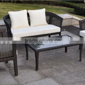 Patio Furniture Set Cushioned Outdoor Wicker Rattan Garden Sofa Seat thumbnail-3