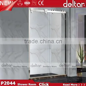 Tempered Glass Shower Door Shower Screen Prefab Bathroom Shower Tiny Houses Ready Made Bathroom thumbnail-1