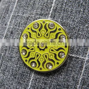 Hot Sale Diamond Decorated Stone Metal Button For Cloting thumbnail-5