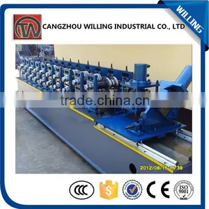 c u w Channel T Bar Angle Omega Roll Forming Machine thumbnail-1