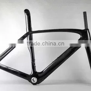 Full Carbon Fiber 700C Road Bike Frame+seat Post+clamp+headset+fork thumbnail-2