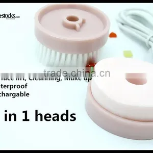 4 In1 Ultrasonic Multi-function Electric Face Beauty Deep Cleaning Massage Brush thumbnail-1