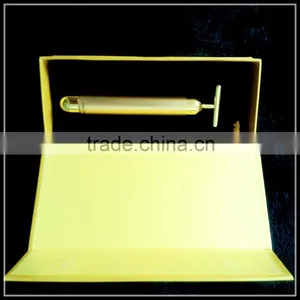 Beauty Bar 24K Golden Pulse Skin Care Gold Facial Roller Vibration Face Massager thumbnail-1