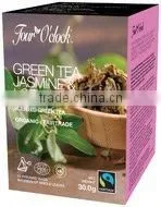 Green Tea Jasmine & Lotus Flower Tea in Pyramidal Teabags thumbnail-1