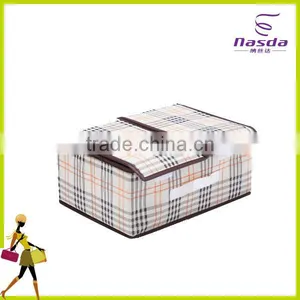 Non Woven Fabric Cardboard Foldable Storage Box and Bin thumbnail-1