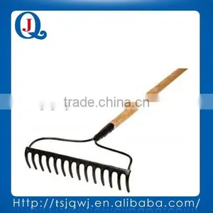 Farming and Gardening Rake 71014 With Wooden Handle, Fiber Glass Handle or Steel Handle thumbnail-1