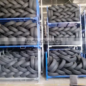 Good Quality Stackable and Foldable Truck Tire Storage Rack thumbnail-1