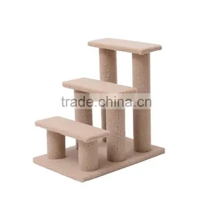 24" 3 Step Scratching Post Cat Steps thumbnail-1
