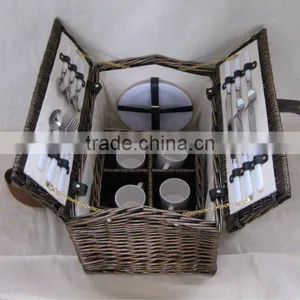 Pure Handmade Willow Picnic Basket thumbnail-1