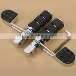 Chrome Skull Foot Peg Footrest Heel Stirrup Rest For Honda VTX1800 VTX1300 2002-2011 10 thumbnail-4