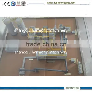 HIGH PRODUCTION Plastic Waste to Diesel Recycling Line by Pyrolysis and Distillation thumbnail-2