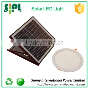 Solar Innovation Home Light New Version of Skylight Skytube 15 Watt Solar Panel Powered Flat Round LED Panel Light thumbnail-3