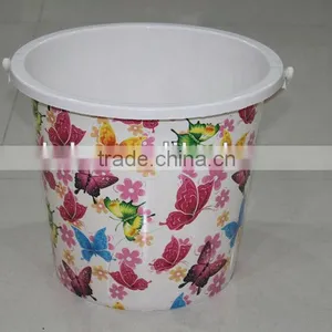 13L Household Plastic Cheap Buckets With Handle thumbnail-3