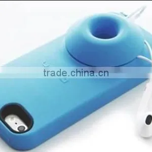 Hot Selling Fragrant Chocolate Bean Silicone Phone Case For IPhone 4 4S 5 Silicone Case thumbnail-1
