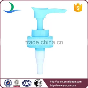 China Wholesale Custom 28/400 Blue Plastic Lotion Pump thumbnail-1