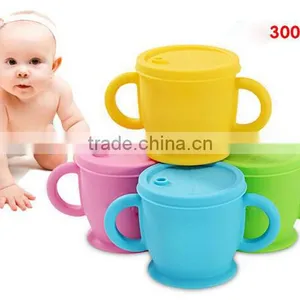 Silicone Sippy Cup With Lid thumbnail-1