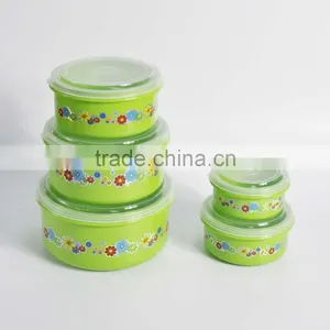 5 Pieces Round pp Plastic Food Storage Container thumbnail-1