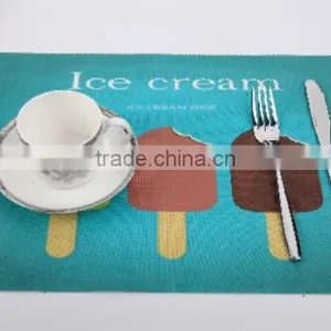 Store More Ice Cream Printing Colorful Textilene Place Mat thumbnail-1