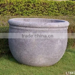Decorative Stone Garden Flower Pot thumbnail-1