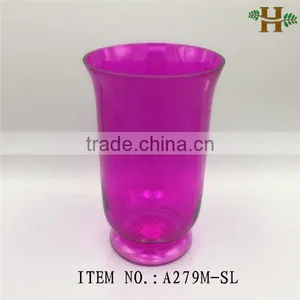 Stained Handblown Glass Flower Vase for Decoration thumbnail-3