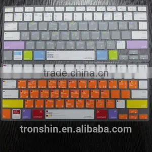 Factory Price Wholesale Injection Molding Waterproof Silicone Keyboard Cover for Macbook Air thumbnail-3