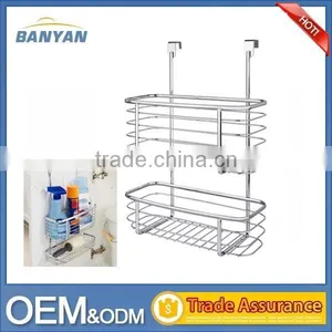China Factory Hot Item Chrome Kitchen Over Cabinet Door Baskets thumbnail-1