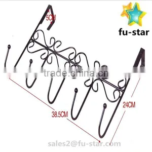 PN Decorative Over the Door 5 Hook Rack Organizer / Hanger Clothes at Office/Home Metal Hooks for Clothes Hanger thumbnail-6