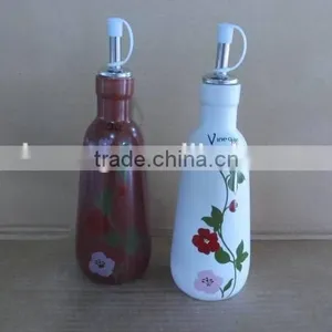 Glazing Ceramic Oil & Vinegar Bottle Set for Sales thumbnail-1