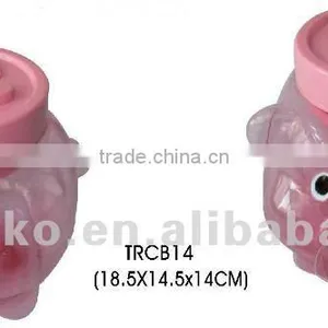Plastic Pig Shape Digital Money Jar/coin Saving Box thumbnail-1