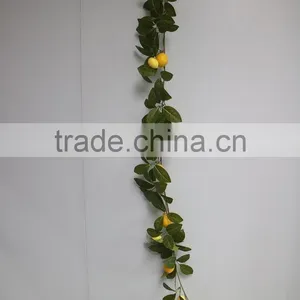 Artificial Lemon Garland With Lemon Fruits thumbnail-1