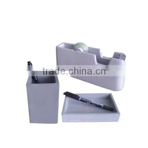 Wholesale Desktop Concrete Hand Made Pen Holder With Phone Holder or Memo Pad Holder thumbnail-5