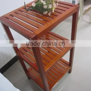 Eco-friendly Natural Wood Shoe Shelf thumbnail-6