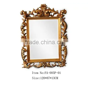 Polyresin Framed Shape Decorative Wall Mirror FA-005P-01 thumbnail-1