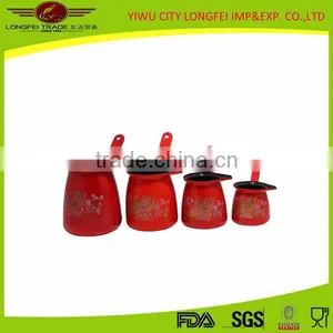 Red Color Enamel Coffee Warmer /coffee Pot thumbnail-1