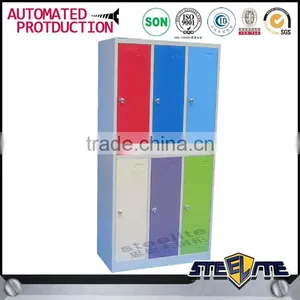 Hot Selling 6 Doors Steel Storage Locker Cupboard for Clothes thumbnail-4