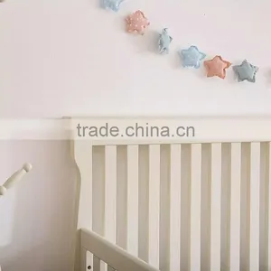 Classical French Style Happy Kids Antique White Solid Wood Carving Baby Crib, Classic European Style Kids Furniture BF11-02274c thumbnail-5
