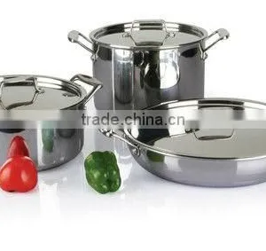 3pcs Tri-Layer Non-stick Cookware Sets thumbnail-1