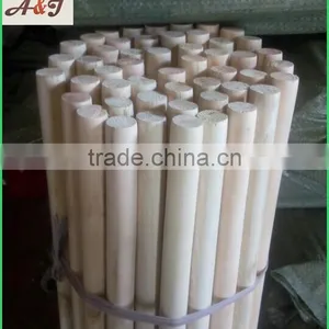 Natural Broom Handles Wholesale With One End Flat thumbnail-1