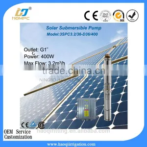 DC 36V 400W Solar Water Pump 3 Inch Centrifugal Solar Power Submersible Pump thumbnail-1