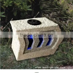 Natural Stone /gtanite Hurricane Lamp for Sale thumbnail-2