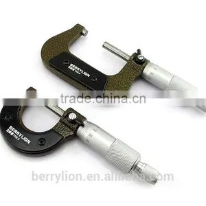 Berrylion High Quality Micrometer Stainless Steel Micrometer 0-25mm Micrometer thumbnail-2