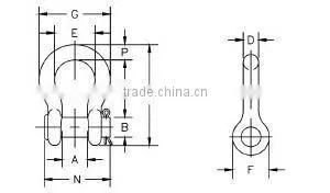 ATLI G213 Screw Pin Anchor Shackle thumbnail-2