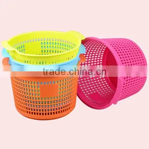 Hot Sale Round Storage Plastic Basket for Family Use thumbnail-2