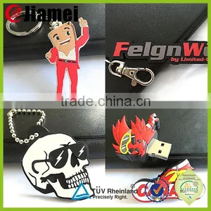 OEM Shape Soft Pvc Rubber Emoji Pvc Keychain thumbnail-2