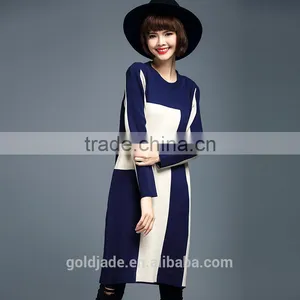 Women Dress Model Women Fancy Dress Cashmere Sweater thumbnail-3
