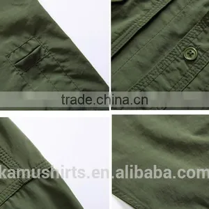 Coolmax Mens Long Sleeve Quick Dry Outdoor Fishing Shirts UV-protection Shirts thumbnail-5